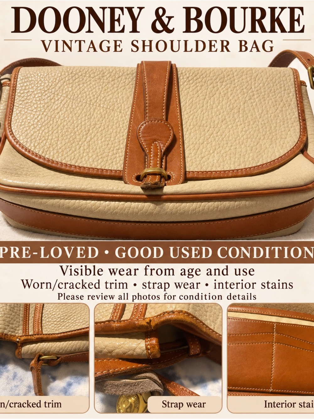 Vintage Dooney & Bourke Shoulder Bag